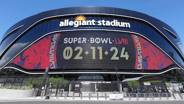 Super Bowl LVIII is being played at the amazing Allegiant Stadium